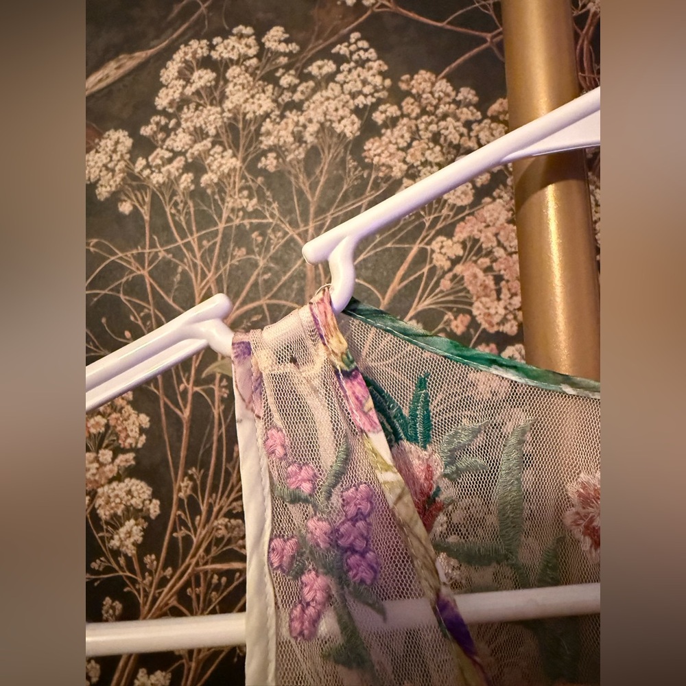 Anthropologie Floral A-Line Maxi Dress - Picture 9 of 9